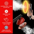 thumbnail image 3 of SALAV Deluxe DuoPress Steamer and Iron Station with Steam Levels and Digital Display, Red, 3 of 10