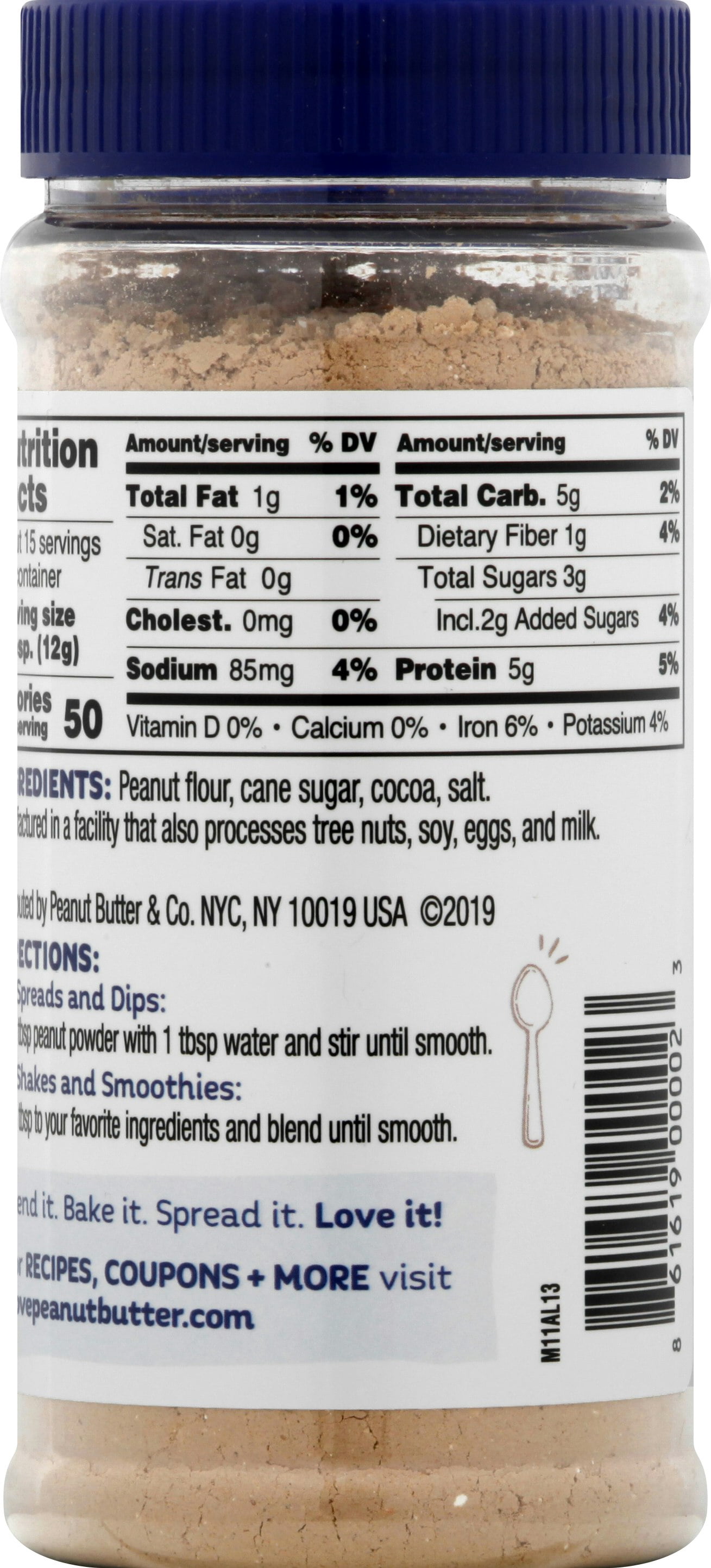Peanut Butter & Co Peanut Butter Powder Chocolate 6.5 oz (Pack of 6)