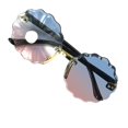 thumbnail image 3 of Lunettes de Soleil Mode Cool Enfants Filles Garçons Protection Solaire UV400 Fleur Ronde Dégradé Lunettes Lunettes, 3 of 4