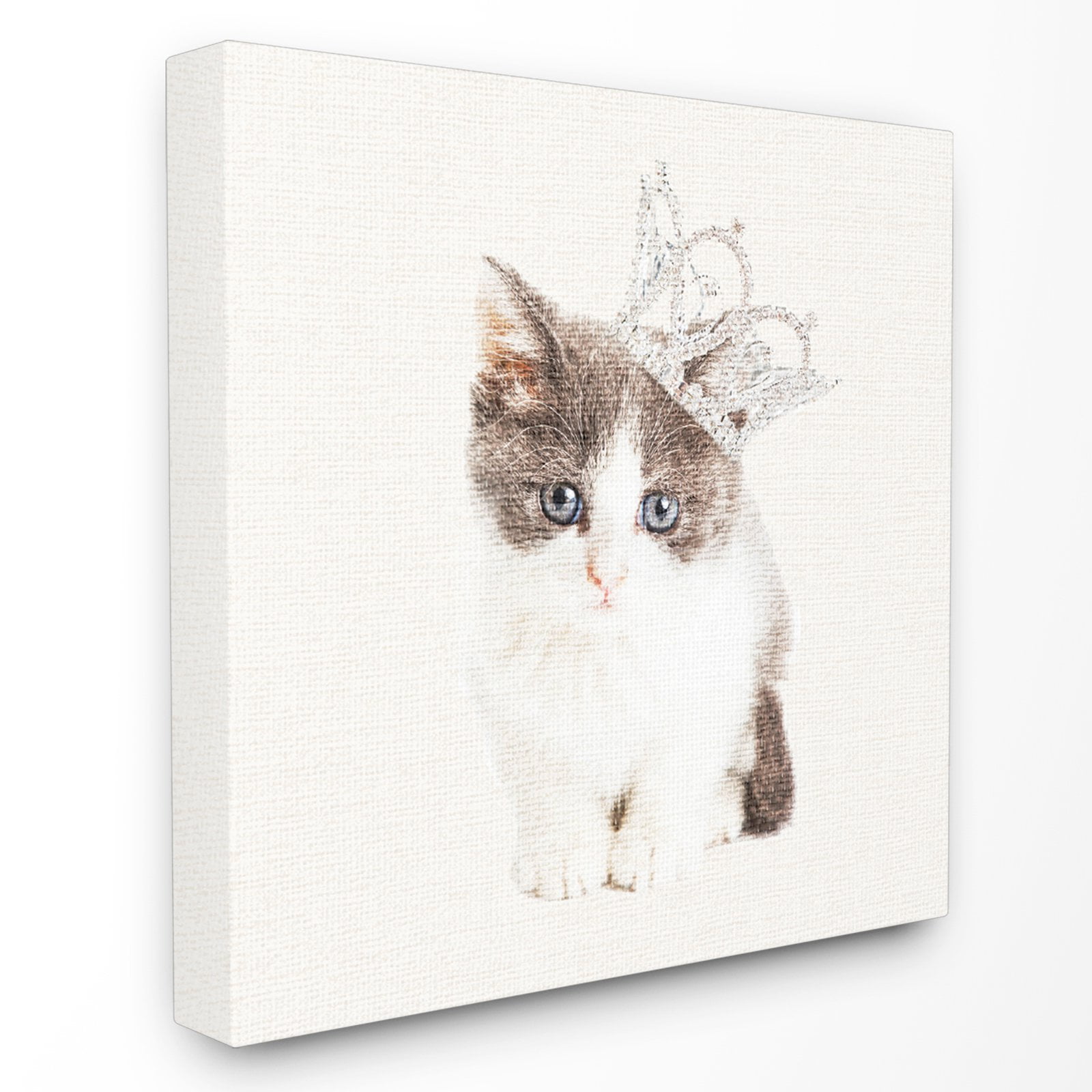 The Stupell Home Decor Collection Kitten Royalty Wall Art