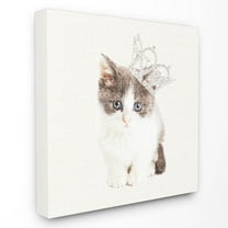 The Stupell Home Decor Collection Kitten Royalty Wall Art