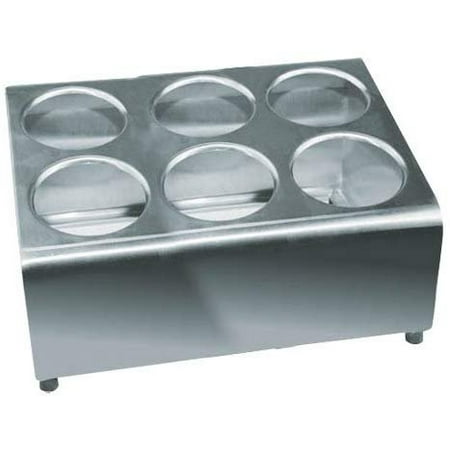 

Winco FC-6H 6 Hole Flatware Cylinder Holder 2-Tier