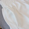 thumbnail image 3 of Qarigey Pantalones cortos de mujer Color sólido Reemplazo Adelgazante Casual Elegante Cintura alta Verano Chicas Señoras Pantalones Prendas para la parte inferior del cuerpo Blanco METRO, 3 of 6
