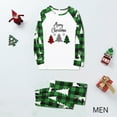 thumbnail image 2 of Penkiiy Family Christmas Pjs Matching Sets Parent-child Warm Christmas Set Printed Home Wear Pajamas Two-piece Set Green-C Christmas Pajamas, 2 of 6