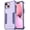 Purple, variant on Poetic Neon Case for iPhone 13, Dual Layer Heavy Duty Drop Protection, Purple