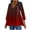 O-Wine, variant on HKEJIAOI 3/4 Length Sleeve Gradient Color Tops Casual Trendy Shirts Loose Fit Flowy Pullover Top Blouse, O-Green XL