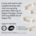 thumbnail image 4 of Suplemento Sports Research Vegan Omega-3 1020 mg y D3 5000 UI, 4 of 8