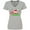 AC-Heather Grey, variant on Inktastic Mama Claus with Christmas Santa Hat and Snowflakes Women's V-Neck T-Shirt