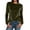 Army Green #52, variant on Women Velvet Crew Neck Long Sleeve Top Soft Velour Basic Pullover Shirts Casual Slim‑Fit Stretchy Velvet Blouse Navy L