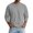 Grey, variant on MuXiKeJi Clothes Mens Crewneck Sweatshirts Oversized Waffle Sweatshirt Long Sleeve Shirts Casual Winter Warm Knitted Sweaters Pullover