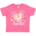 thumbnail image 3 of Inktastic Nana's Little Sweetie with Pink Heart Cookie Boys or Girls Toddler T-Shirt, 3 of 5