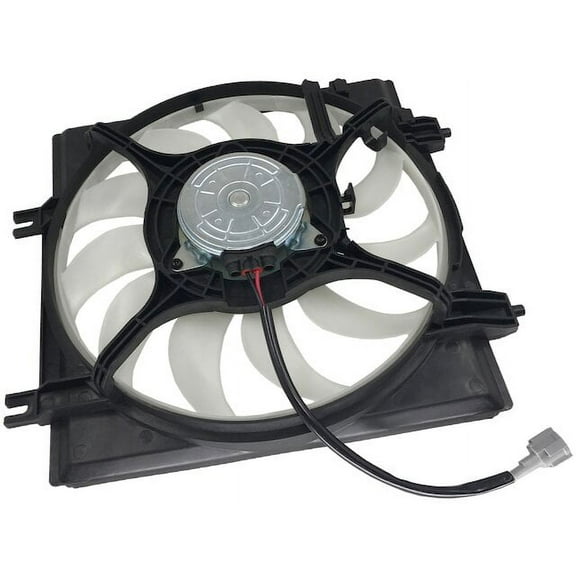 Right A/C Condenser Fan Assembly - Compatible with 2014 - 2018 Subaru Forester 2015 2016 2017