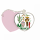 thumbnail image 1 of México símbolo nacional el patron de referencia Bolsa de viaje Mirror maquillaje corazón rosa, 1 of 4