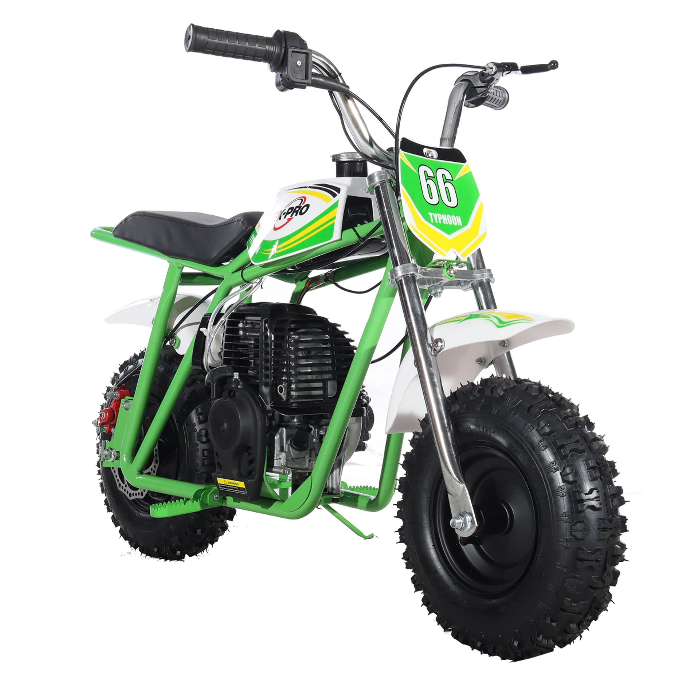 X-Pro Brand New Typhoon 40cc Gas Pit Dirt Bike, 4 Stroke Mini Motorcycle for Kids with Pull Start