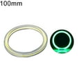 thumbnail image 3 of Walbest 1PC 3 94" Projector Universal RGB LED Fog Light White COB Angel Eye Rings DRL Driving Bulbs (Green), 3 of 7