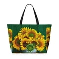 thumbnail image 2 of Rocae Sunflowers in Bucket for Large Women's Waterproof Beach Bag Tote with 7 Pockets Pool Bag for Travel Gym Vacation, 2 of 6