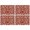 Red Christmas Icon, variant on Red Christmas Patchwork Pattern Summer Placemats Table Placemats Set Of 4-Linen Kitchen Washable Placemats Table Mats 11.8"x17.7" Non-Slip Heat Resistant