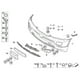 thumbnail image 3 of Para - X5 E53 2003- 2006 1 par de parachoques delantero izquierdo y derecho Barra de soporte Soporte de guía 5111711666, 3 of 4