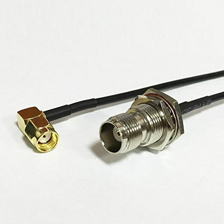 - RP SMA male RA to TNC female bulkhead pigtail cable 8inch for wireless router Good Quality Fast USA Shipping