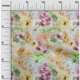 thumbnail image 2 of oneOone Cotton Poplin Twill Orange Fabric Abstract Floral Craft Projects Decor Fabric Printed By The Yard 56 Inch Wide-2rb, 2 of 5