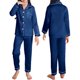 thumbnail image 3 of Niñas Ropa Color Sólido Manga Larga Traje de Hogar 60% Algodón 40% Lino, Invierno Bebé Niños Ropa Conjunto para Niño Pequeño, 3 of 7