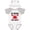 White & Heather w/ Ears, variant on Inktastic Memaw Loves Me Grandson Boys or Girls Baby Bodysuit