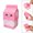 A001- Pink, variant on Squishy Stress Toy with Slow Rising Milk Carton Design, 4.7 Inches, Pink Pu Foam, for Kids, Relaxation Toy