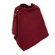 thumbnail image 2 of Capa larga con botones para mujer, chal para mujer, chal tejido, cárdigan, capa de lana, tops con hombros descubiertos, chales, bufanda, chal de color liso para mujer, ropa para muñecas, 2 of 6