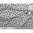 thumbnail image 2 of Soimoi Rayon Fabric Stripe & Cat Animal Print Fabric by The Yard 42 Inch Wide, 2 of 3