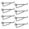 thumbnail image 1 of Peg Board Shelf Hooks, 8PACK 6In Metal Utility Hook Set, Peg Board Organizer for Garage Workbench Art Craft Room Office, 1 of 6