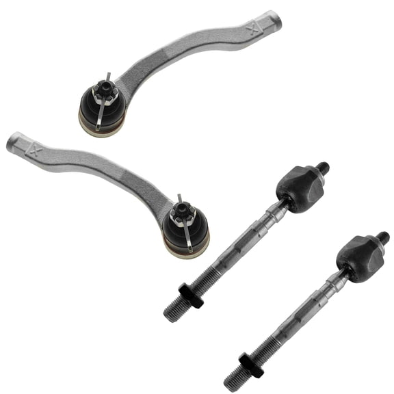 TRQ Front Inner and Outer Tie Rod Set Fits Select 1998-2001 Acura Integra