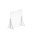 thumbnail image 3 of 23.5" x 31.5" New Counter Acrylic Shield, Plexiglass Protective Panel, Splash Guard. New Support Stands. Adjustable Heights. Acrylic .1875" Thick (Former item#179822), 2-Pack, 3 of 10