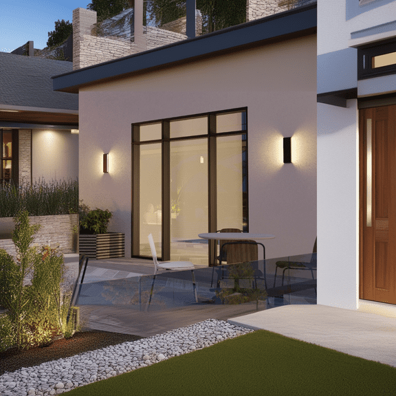 2 Pack 16" Outdoor Commercial Wall Lighting, Smart LED Wall Sconce, 100-265V, Color Changing Wall Light with Remote