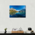thumbnail image 2 of National Park Lake Canvas Wall Art, Canadian Rockies Mountain Lake Print, Turquoise Water Reflection Artwork for Living Room Bedroom Office Decor, Ready to Hang, 2 of 6