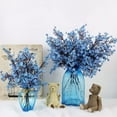 thumbnail image 3 of 8 Bundles Artificial Flowers Fake Babys Breath Flower Bulk Faux Gypsophila Bouquet Silk Floral for Home Kitchen Bedroom Festival Wedding Party Decor (Blue), 3 of 7