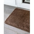 thumbnail image 5 of Unique Loom Bano Everyday Bath Mat Collection Area Rug - Everyday (1' 8" x 2' 7" Rectangle Mocha Brown), 5 of 6
