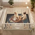 thumbnail image 2 of WOBOGO Brown Pit Bull Illustration Baby Playmats Extra Large Waterproof Rollable Activity Pads for Toddlers 50×50inch, 2 of 7