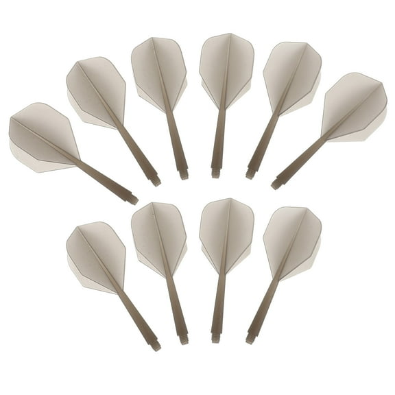 Milisten 10Pcs Dart Shafts Soft Tip Transparent Plastic Easy Replacement For Competitions