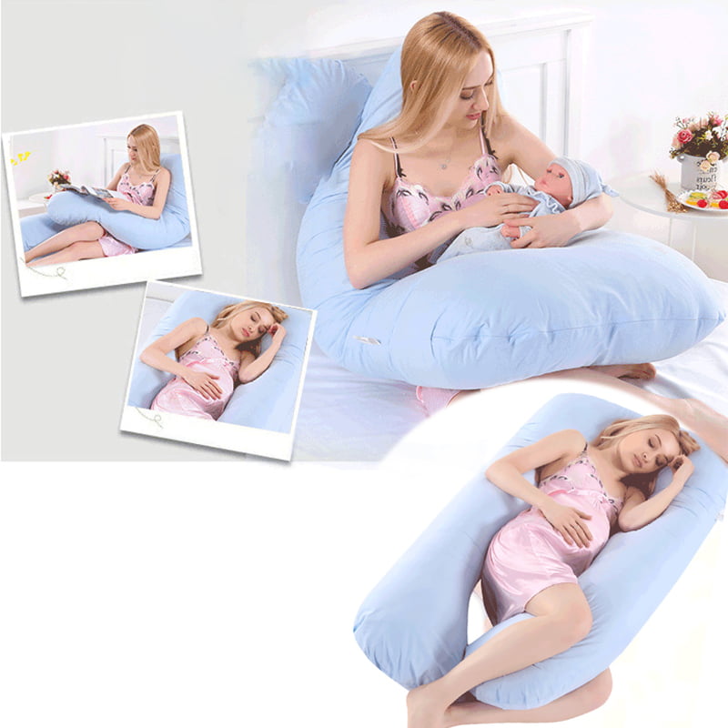 C Shape Full Body Maternity Pillow Nursing Sleeping Support for Pregnant Women 
