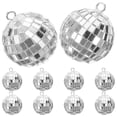 thumbnail image 1 of NUOLUX 10Ud Adorno Colgante Bola Disco Plateada Para De Y Eventos, 1 of 6