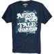thumbnail image 1 of Aeropostale - Camiseta con gráfico pintado para hombre, color azul, grande, 1 of 1