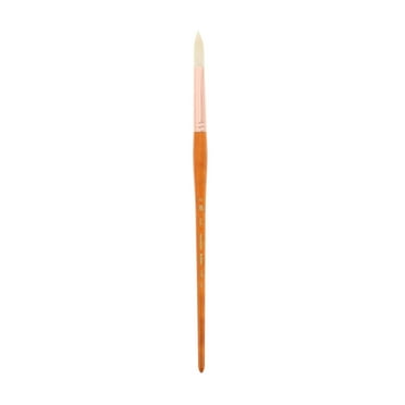 Princeton Brush Refine Natural Bristle Oil & Acrylic Brush, Round, 12