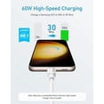 thumbnail image 5 of Cable USB C Anker 310 Blanco 60 W de 10 Pies para Carga Rápida, 5 of 5