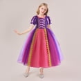 thumbnail image 3 of Ropa infantil de Halloween para niñas, vestido de actuación COS con mangas de burbuja de malla, 3 of 5