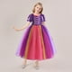 thumbnail image 3 of Ropa infantil de Halloween para niñas, vestido de actuación COS con mangas de burbuja de malla, 3 of 5