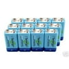 Tenergy 12 pieces of 9V 250mAh NiMH high capacity rechargeable Batteries + FREE SHIPPING!