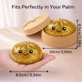 thumbnail image 3 of Glitter Dumpling Squishy Toys with Steamer Box, Glitter Dumpling Squishies Mystery Box Squeeze Toys, Squishy Dumpling Fidget Toys for Adults, Stress Relief Sensory Toys(Gold), 3 of 10