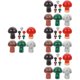 thumbnail image 5 of 40 piezas de decoración de setas de simulación estatuas de setas de cristal DIY Mini adorno de setas FRCOLOR HaoMX16408190, 5 of 6