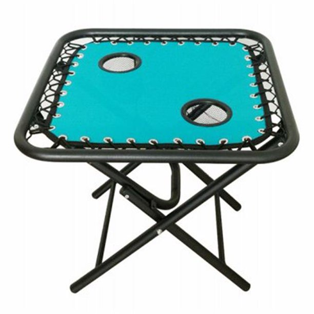 WoodardCM 234745 Gravity Chair Folding Side Table, Blue Extra Large