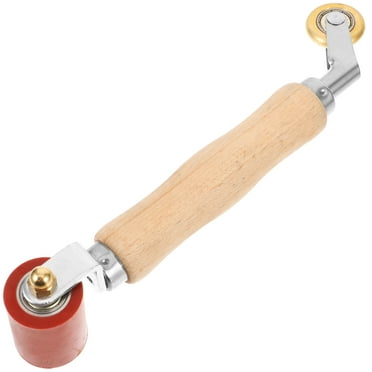 Worgeous  Wood Roller Silicone Tool Sculpting Machine Glue Tape Paint Edger Red